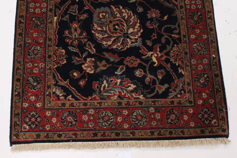 Tabriz Red Runner Hand Knotted 28 X 60  Area Rug 250-26216 Image 5