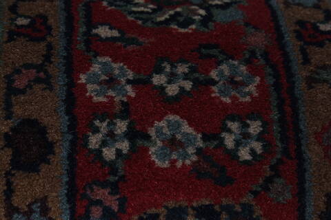 Tabriz Red Runner Hand Knotted 28 X 60  Area Rug 250-26216 Image 8