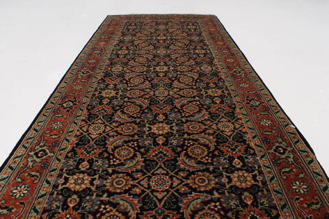 Herati Beige Runner Hand Knotted 25 X 511  Area Rug 250-26220 Image 2