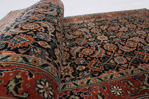 Herati Beige Runner Hand Knotted 25 X 511  Area Rug 250-26220 Image 9