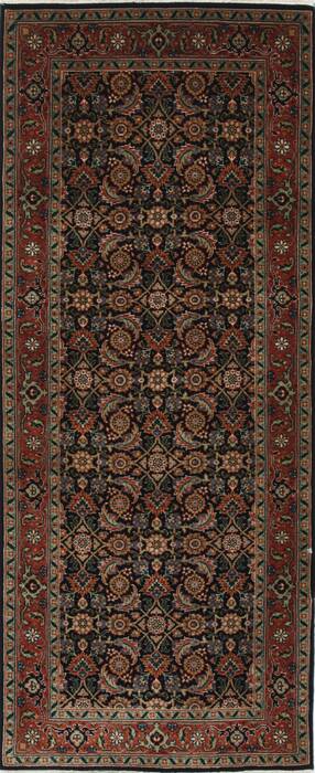 Herati Beige Runner Hand Knotted 25 X 511  Area Rug 250-26220 Image 0