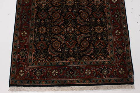 Herati Beige Runner Hand Knotted 26 X 511  Area Rug 250-26222 Image 3