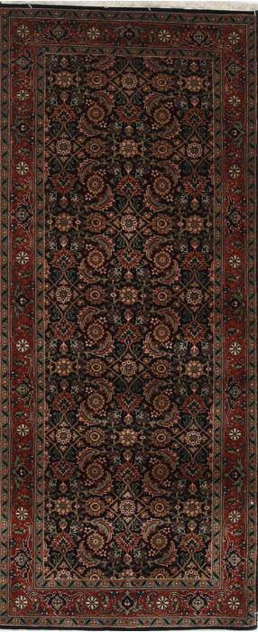 Herati Beige Runner Hand Knotted 26 X 511  Area Rug 250-26222 Image 0