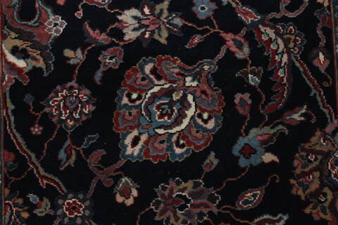Tabriz Beige Runner Hand Knotted 27 X 60  Area Rug 250-26232 Image 3