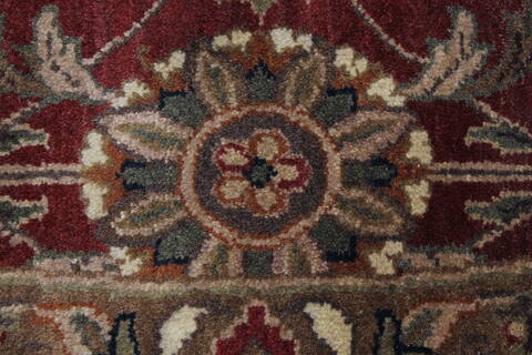 Kashmar Beige Round Hand Knotted 81 X 81  Area Rug 250-26252 Image 7