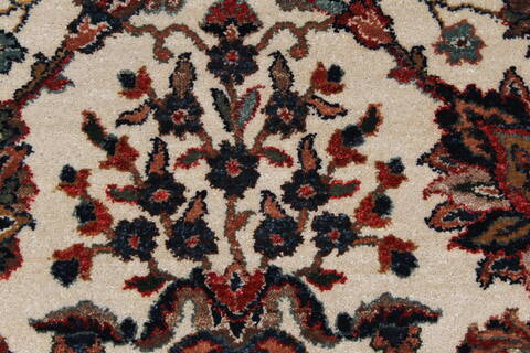 Tabriz Blue Round Hand Knotted 710 X 710  Area Rug 250-26257 Image 7