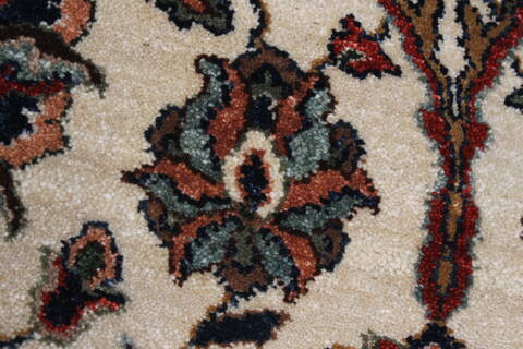 Tabriz Blue Round Hand Knotted 710 X 710  Area Rug 250-26257 Image 8