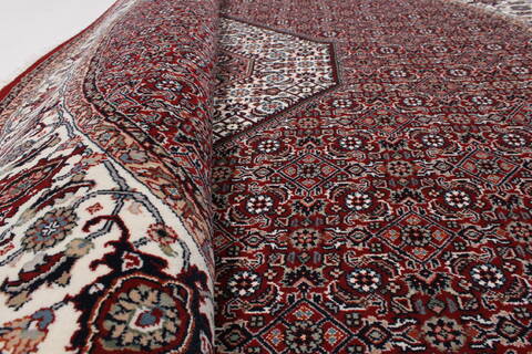 Bidjar Beige Round Hand Knotted 67 X 67  Area Rug 250-26270 Image 9