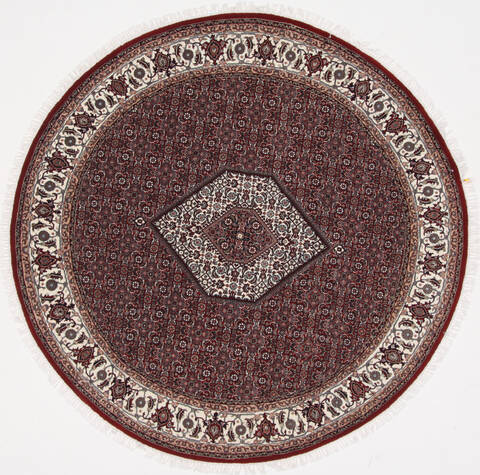 Bidjar Beige Round Hand Knotted 67 X 67  Area Rug 250-26270 Image 0