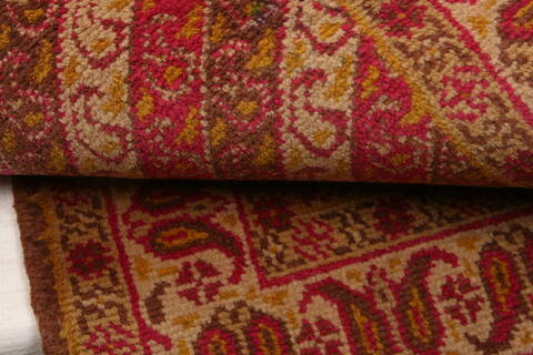 Tabriz Red Hand Knotted 111 X 210  Area Rug 100-26279 Image 4