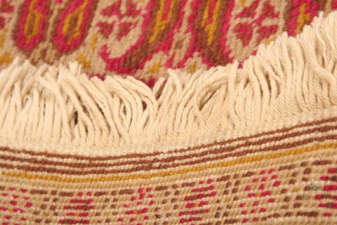 Tabriz Red Hand Knotted 111 X 210  Area Rug 100-26279 Image 6