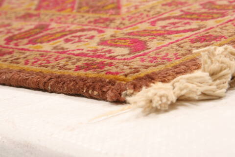 Tabriz Red Hand Knotted 111 X 210  Area Rug 100-26279 Image 7