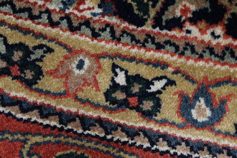 Herati Beige Round Hand Knotted 80 X 80  Area Rug 250-26281 Image 8