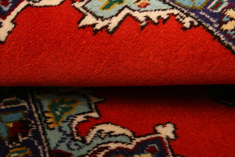 Tabriz Red Hand Knotted 111 X 210  Area Rug 100-26282 Image 4