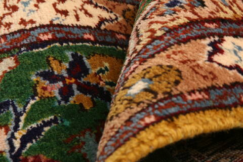 Tabriz Green Hand Knotted 19 X 32  Area Rug 100-26289 Image 2