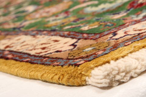 Tabriz Green Hand Knotted 19 X 32  Area Rug 100-26289 Image 6