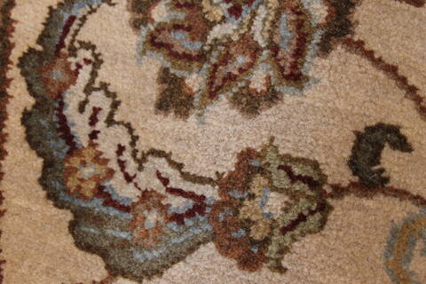 Herati Beige Round Hand Knotted 80 X 81  Area Rug 250-26299 Image 9