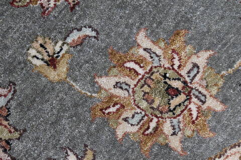 Kashan Beige Round Hand Knotted 80 X 80  Area Rug 250-26324 Image 8