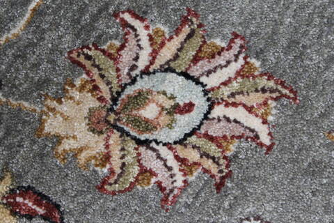 Kashan Beige Round Hand Knotted 80 X 80  Area Rug 250-26324 Image 9