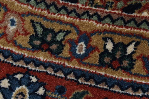 Herati Beige Round Hand Knotted 80 X 80  Area Rug 250-26326 Image 1