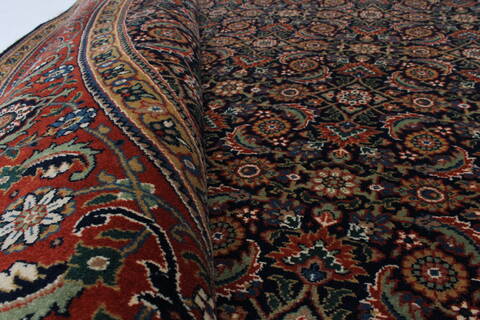 Herati Beige Round Hand Knotted 80 X 80  Area Rug 250-26326 Image 2