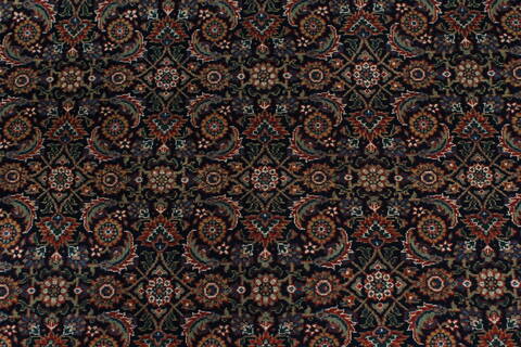 Herati Beige Round Hand Knotted 80 X 80  Area Rug 250-26326 Image 6