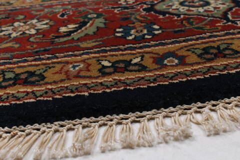 Herati Beige Round Hand Knotted 80 X 80  Area Rug 250-26326 Image 7