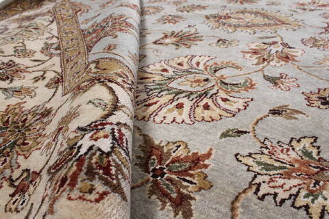 Jaipur Blue Octagon Hand Knotted 82 X 82  Area Rug 250-26332 Image 9