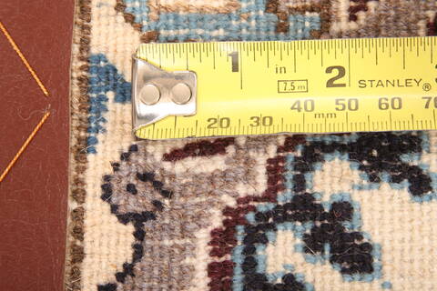 Nain White Hand Knotted 13 X 22  Area Rug 100-26334 Image 4