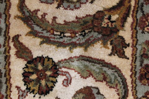 Kashmar Beige Round Hand Knotted 710 X 711  Area Rug 250-26335 Image 9