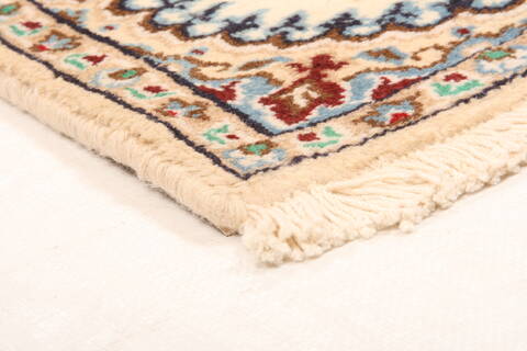 Nain White Hand Knotted 14 X 20  Area Rug 100-26348 Image 1