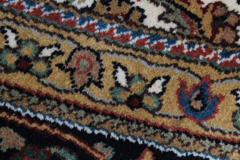 Herati Beige Round Hand Knotted 80 X 80  Area Rug 250-26353 Image 8