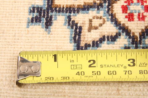 Nain White Hand Knotted 13 X 111  Area Rug 100-26354 Image 3