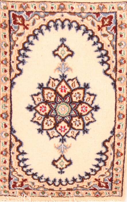 Nain White Hand Knotted 13 X 111  Area Rug 100-26354 Image 0