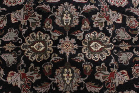 Agra Beige Round Hand Knotted 78 X 79  Area Rug 250-26371 Image 4