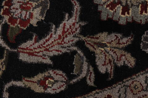 Agra Beige Round Hand Knotted 78 X 79  Area Rug 250-26371 Image 6