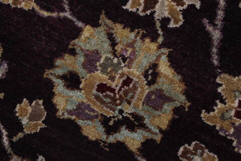 Kashan Beige Round Hand Knotted 83 X 84  Area Rug 250-26387 Image 9
