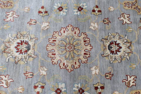 Ziegler Beige Round Hand Knotted 180 X 180  Area Rug 250-26396 Image 4