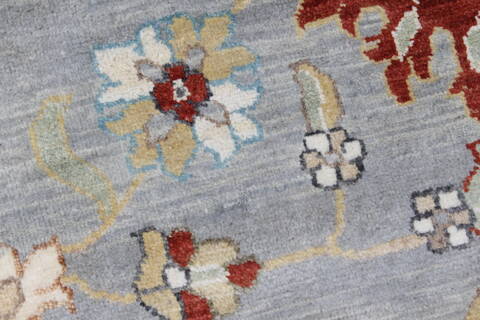 Ziegler Beige Round Hand Knotted 180 X 180  Area Rug 250-26396 Image 6