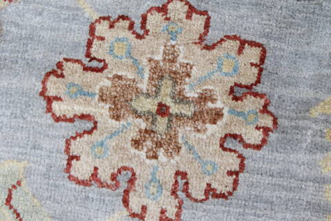 Ziegler Beige Round Hand Knotted 180 X 180  Area Rug 250-26396 Image 7