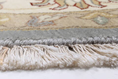 Chobi Blue Round Hand Knotted 81 X 81  Area Rug 250-26436 Image 5