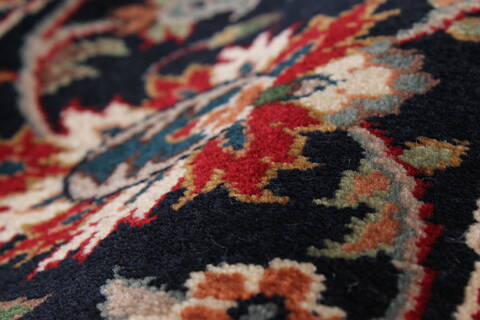 Kashmar Green Round Hand Knotted 82 X 82  Area Rug 250-26451 Image 10