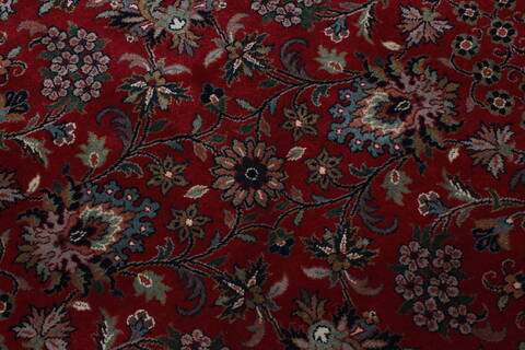 Kashmar Green Round Hand Knotted 82 X 82  Area Rug 250-26451 Image 5