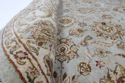 Kashmar Beige Round Hand Knotted 80 X 80  Area Rug 250-26455 Image 3