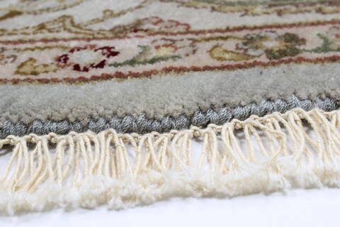 Kashmar Beige Round Hand Knotted 80 X 80  Area Rug 250-26455 Image 8