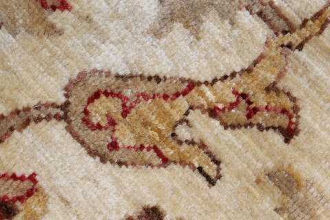 Chobi Red Round Hand Knotted 83 X 84  Area Rug 250-26469 Image 10