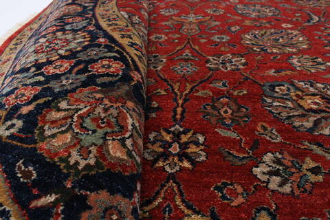Tabriz Blue Round Hand Knotted 711 X 711  Area Rug 250-26472 Image 10