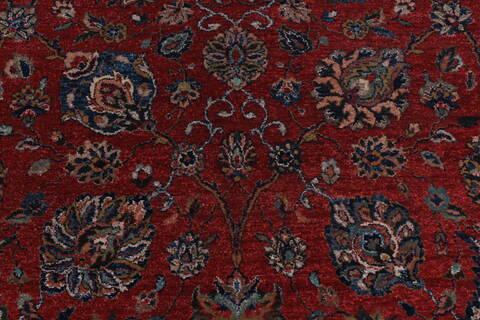 Tabriz Blue Round Hand Knotted 711 X 711  Area Rug 250-26472 Image 4
