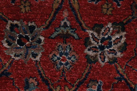 Tabriz Blue Round Hand Knotted 711 X 711  Area Rug 250-26472 Image 7