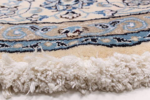 Tabas Blue Round Hand Knotted 80 X 80  Area Rug 250-26512 Image 6
